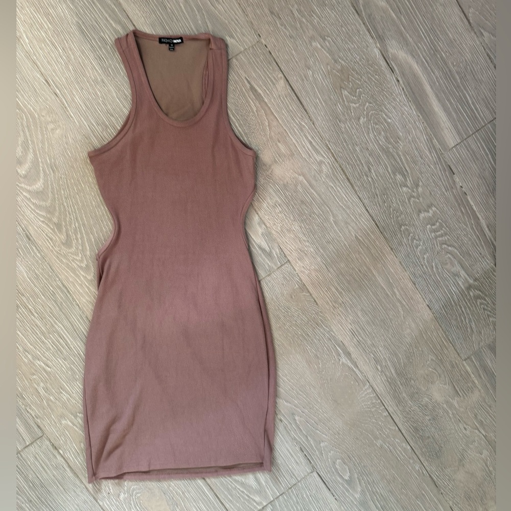 FashionNova Call me mini dress chocolate Medium